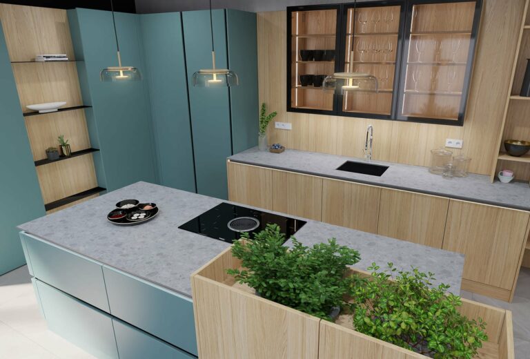 Kuchyňa Evermatt Mint Dyha Dub Prirodny Kompakt Omietka 4_idKM374